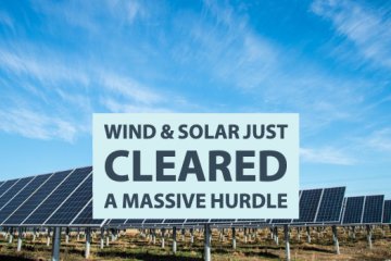 Wind and Solar Just Cleared a Massive Hurdle
