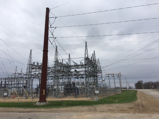 Substation and Transmission Pole