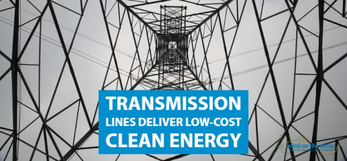 Transmission Lines Essential for Reliable Low Cost Energy Wind on the Wires