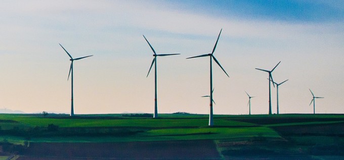 wind turbines power