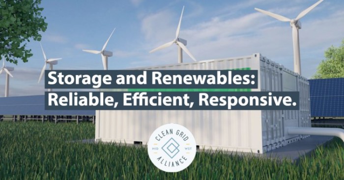 Storage and Renewables: Reliant, Efficient, Responsive