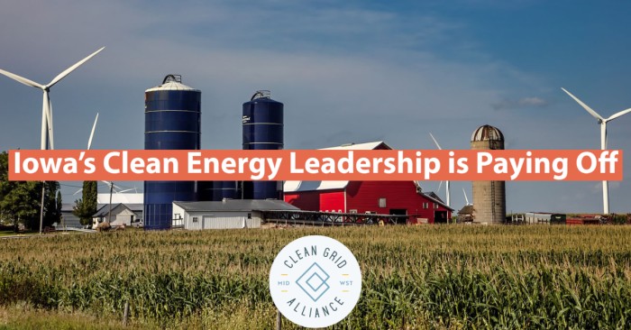 Iowa’s Clean Energy Leadership is Paying Off